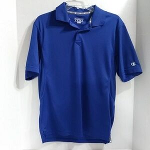 *GUC* Men's Champion Blue Short Sleeve Polo Shirt Size S